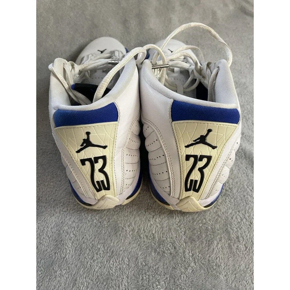 Jordan Air Jordan 14 Retro Hyper Royal 2020 Men's Sneakers White Blue 487471-104
